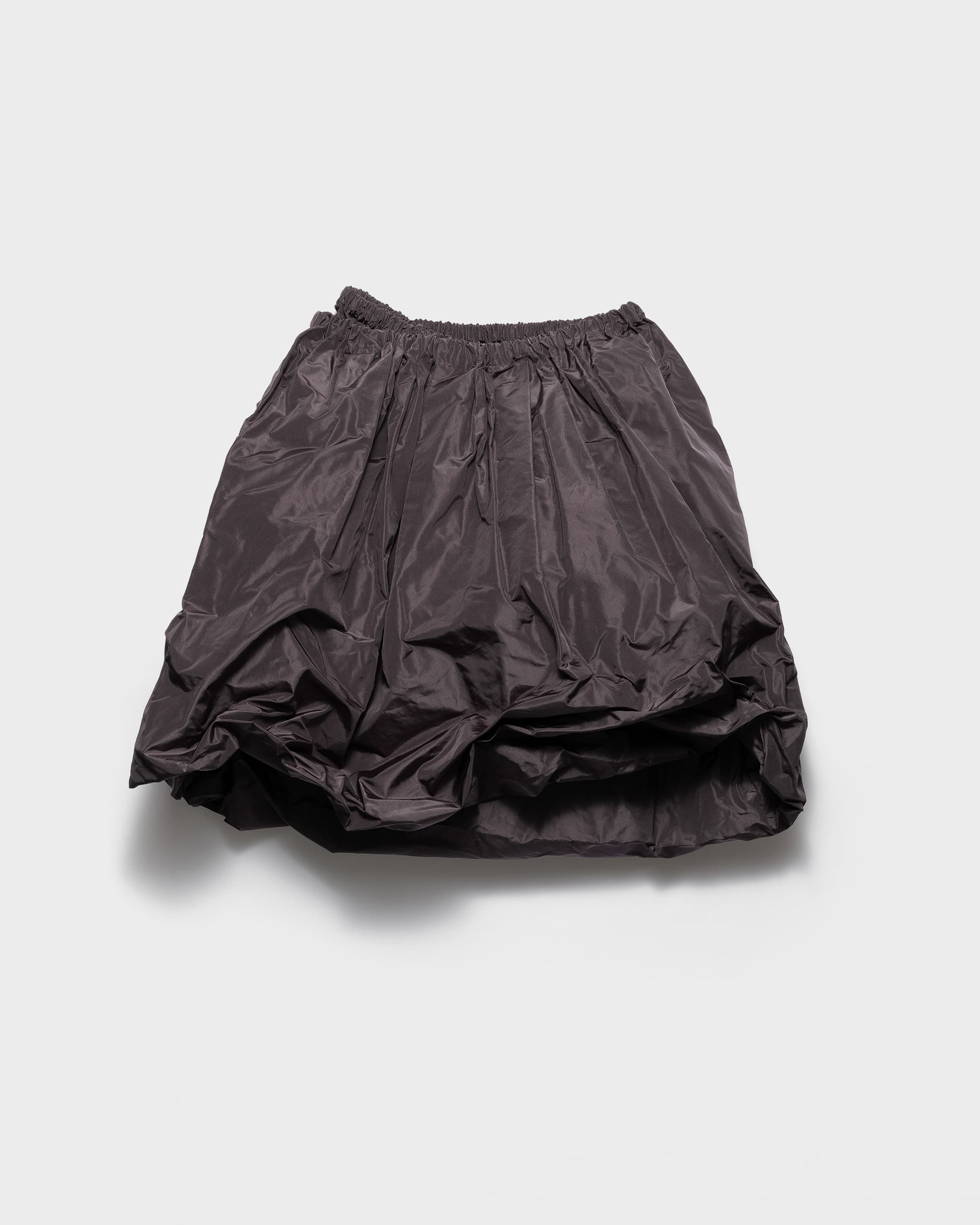 Technical taffeta skirt