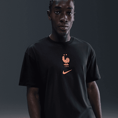 FFF Premium Goalkeeper Men's Nike Soccer T-Shirt - Black
